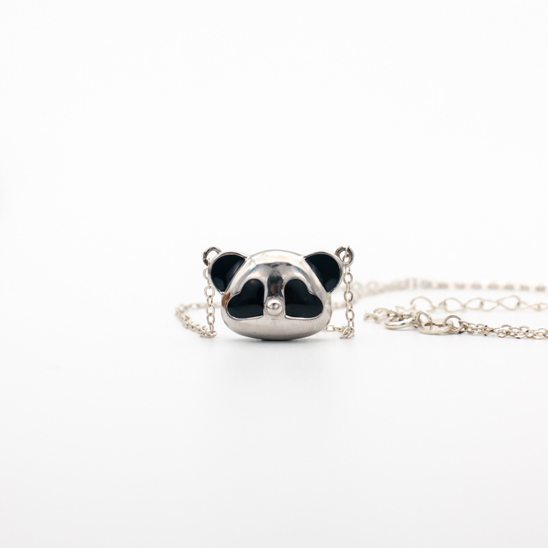 Cute panda Korean version of the simple necklace