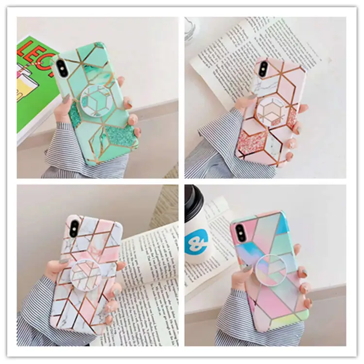 Galvanized Marble Mobile Phone Case