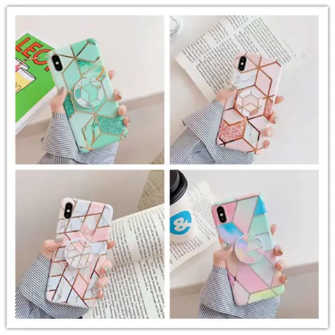 Galvanized Marble Mobile Phone Case
