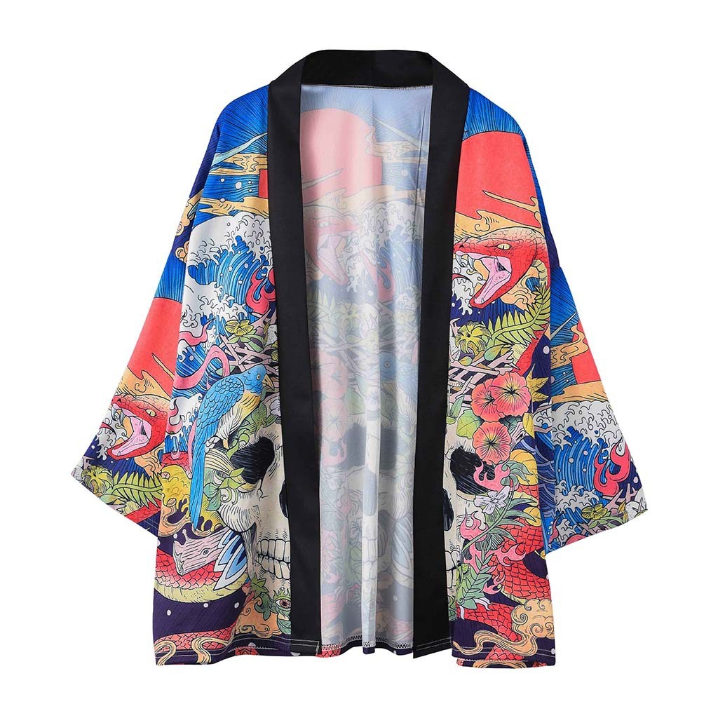 Couple Ukiyoe Cardigan Kimono