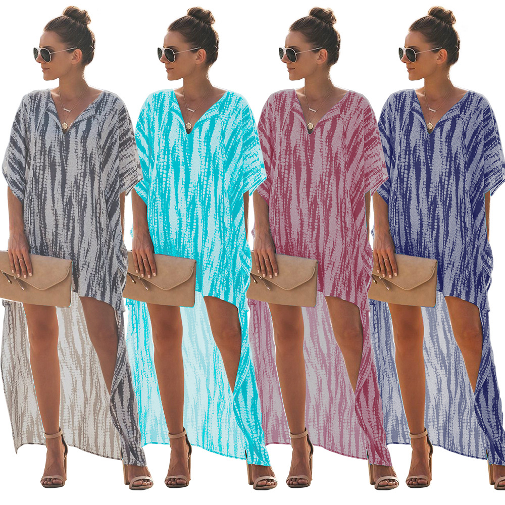 Tie-dye loose dress