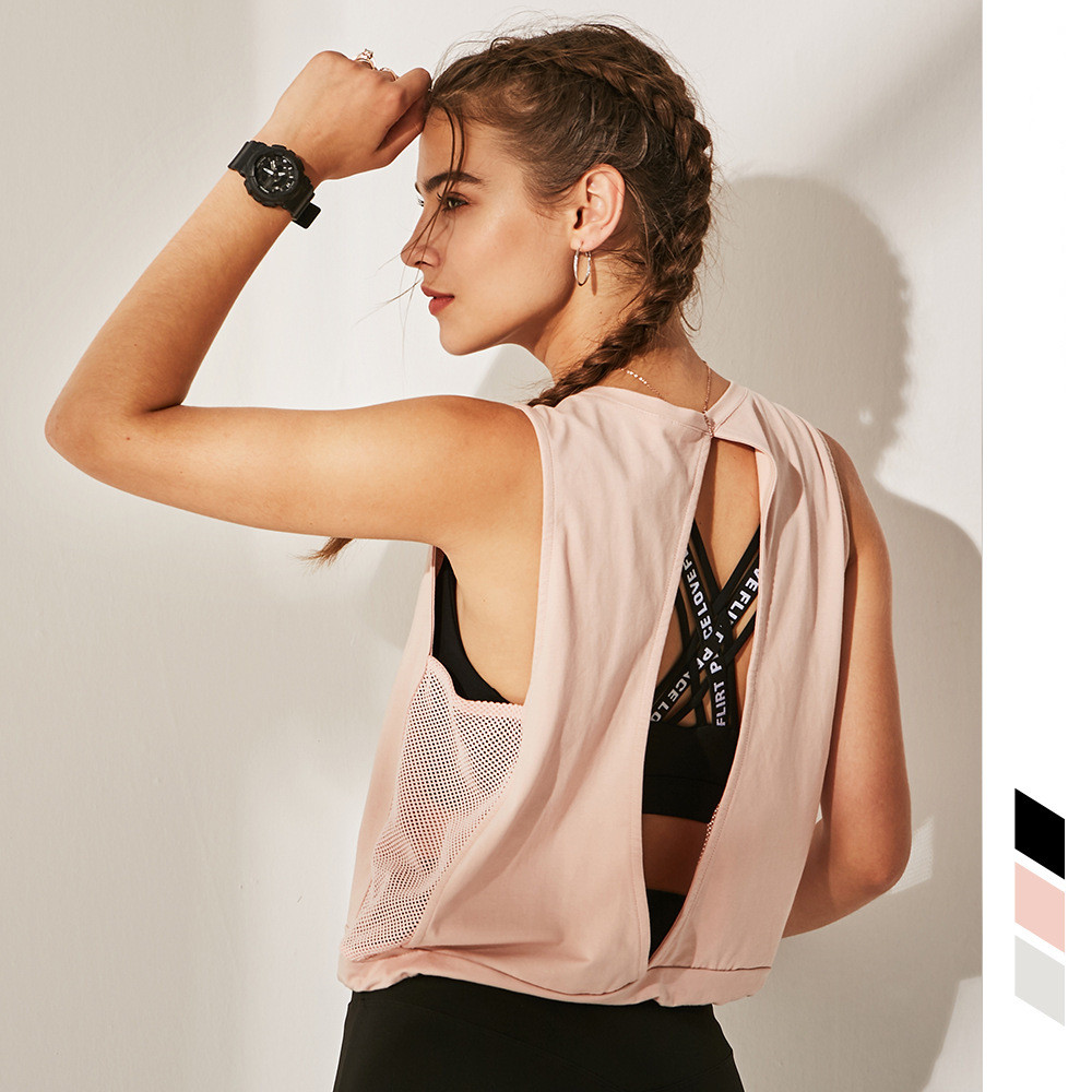 Loose breathable running vest