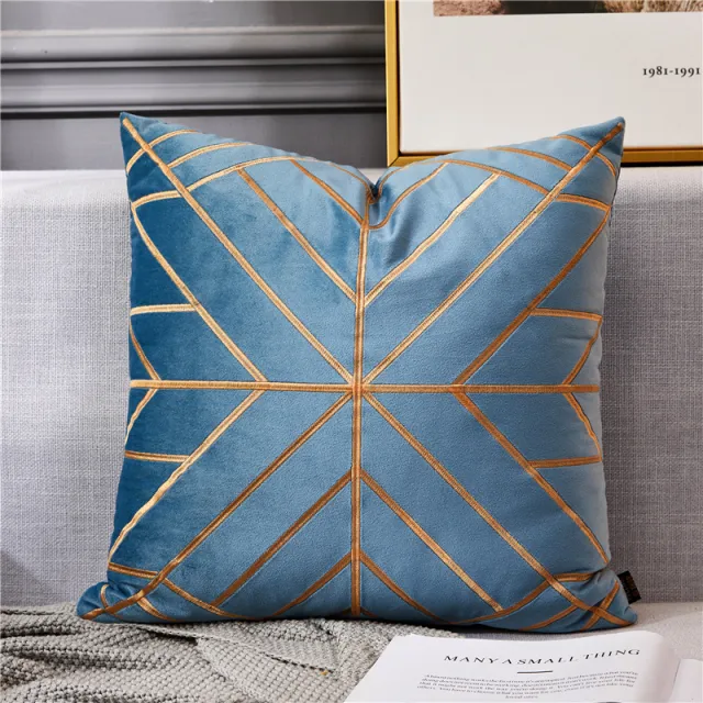 Bronzing rice character craft pillow Sky Blue - Shop at LoveMi