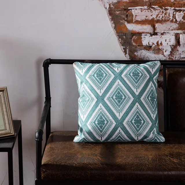 Modern geometric office pillow cushion Eyelash Flower - Shop at LoveMi