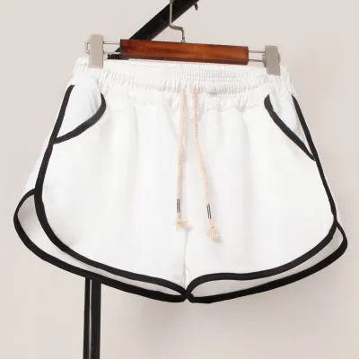 Fitness slim hot pants White - Shop at LoveMi