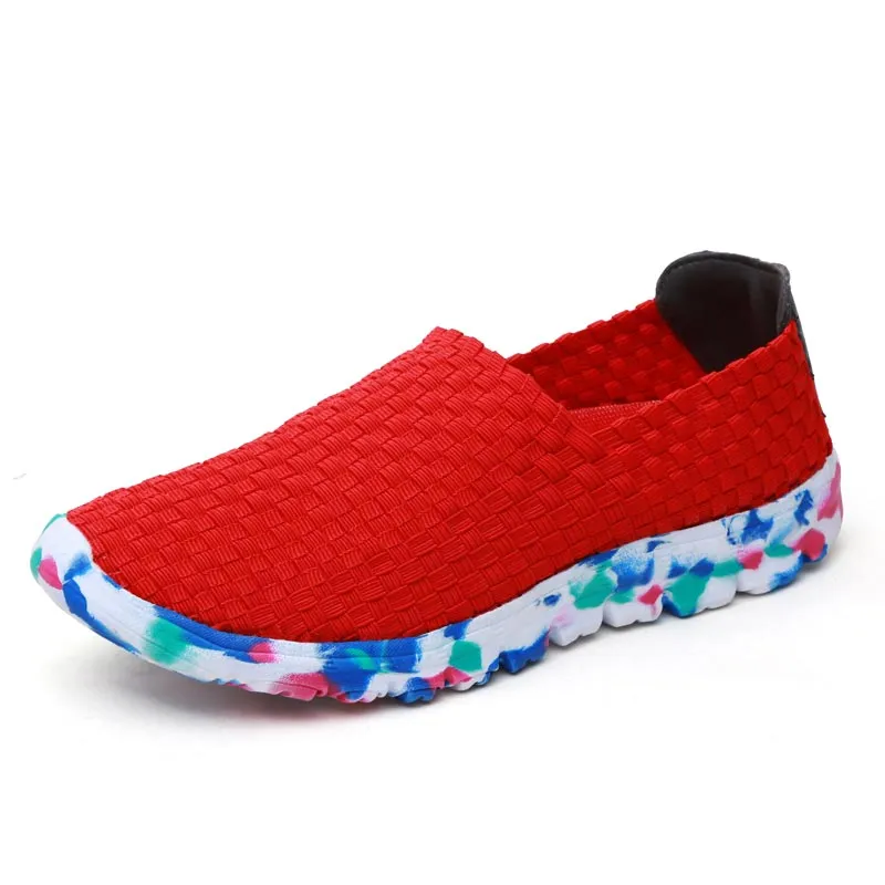 Middle-aged and elderly mother shoes - Red