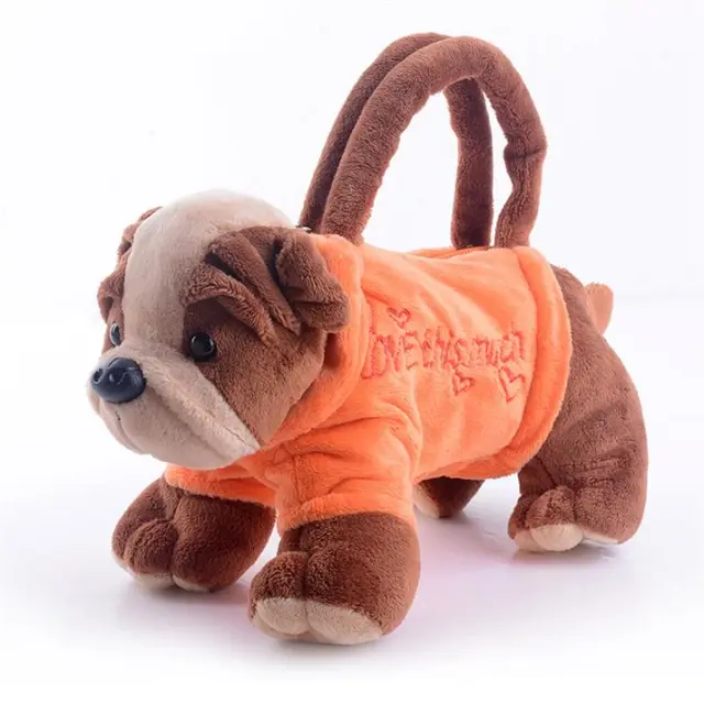 Cute plush puppy bag Shar Pei - Shop at LoveMi