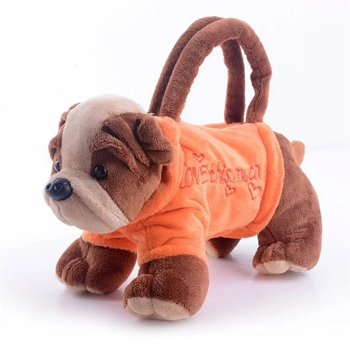 Cute plush puppy bag - Shar Pei