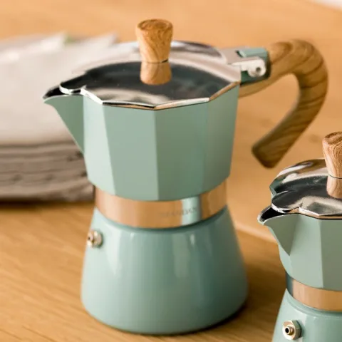 Octagonal Aluminum Coffee Maker