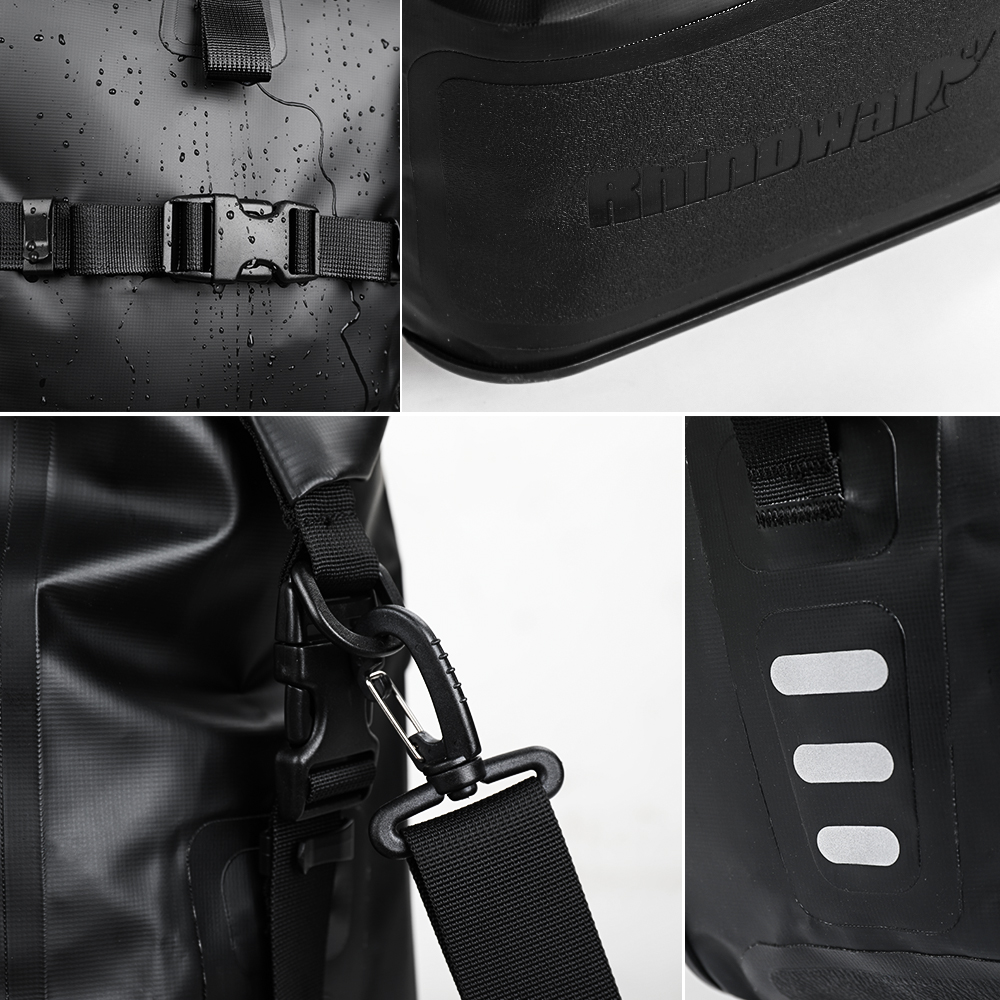 Bicycle full waterproof front shelf and rear pack
