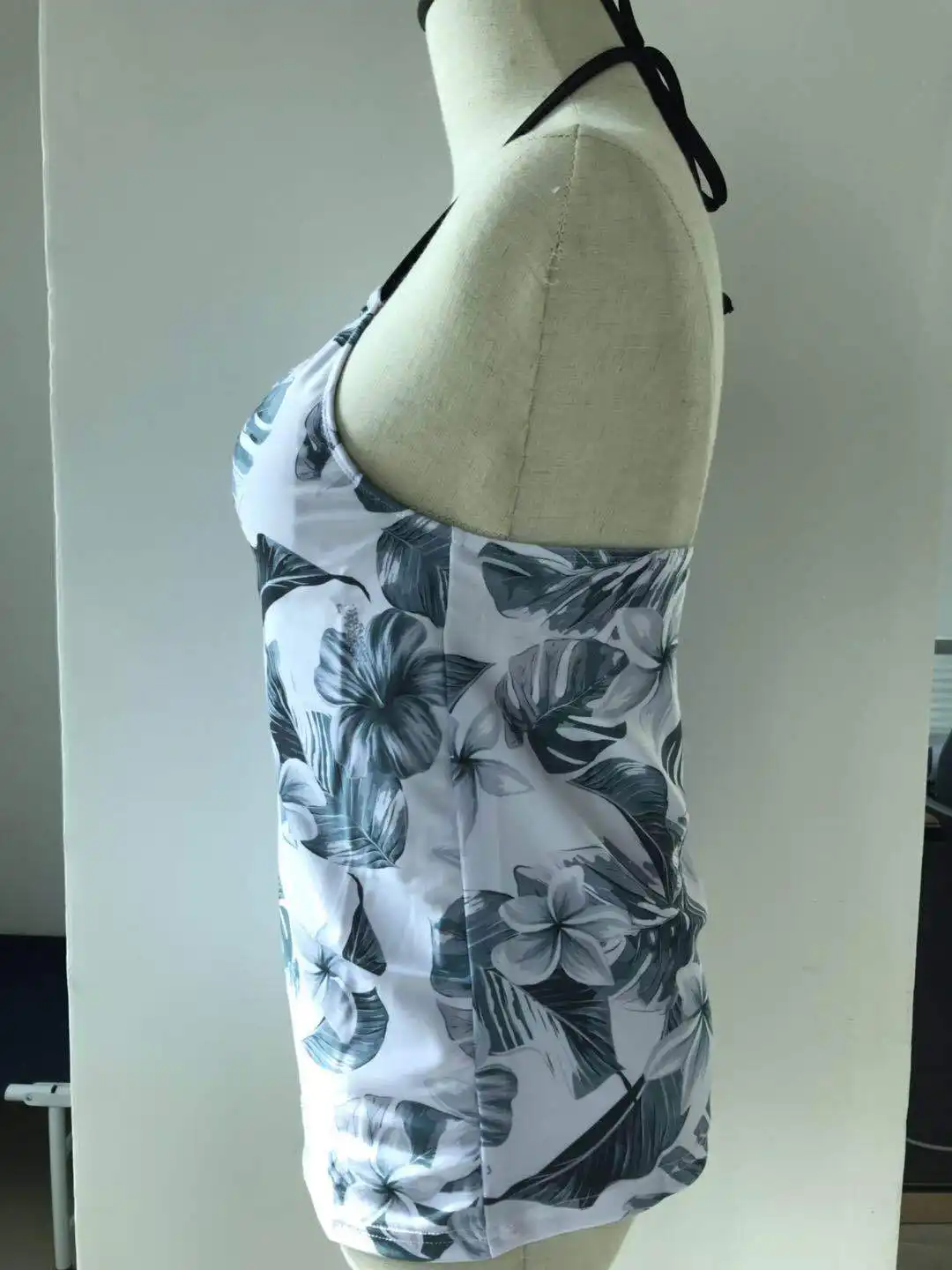 Printed women's maternity one-piece swimsuit