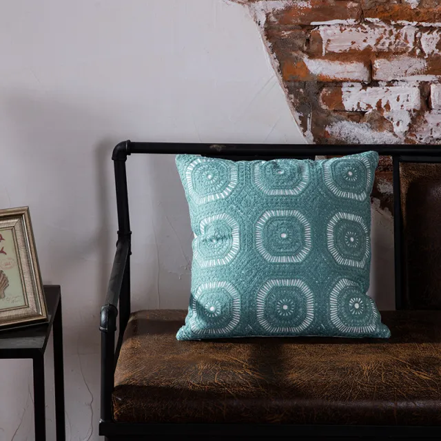 Modern geometric office pillow cushion Lace Flower - Shop at LoveMi