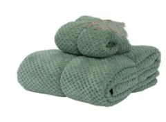 Large Pineapple Towel - Dark Green - View 1