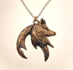 Fashion animal pendant - Gold Right - View 1