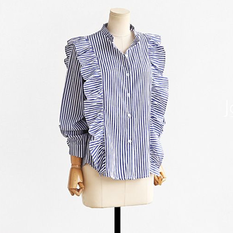 Striped long sleeve shirt