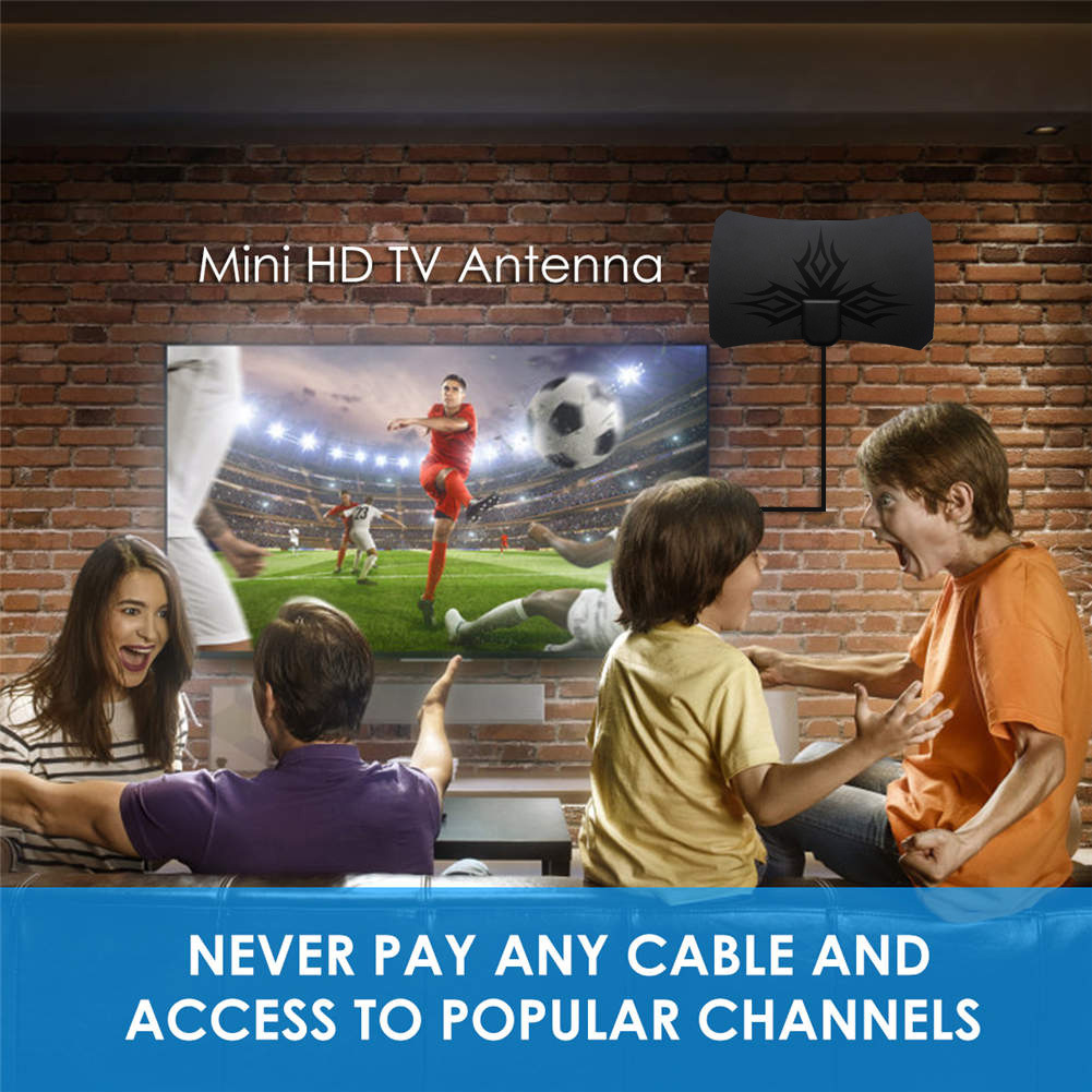 Irregular flame pattern HDTV antenna 4