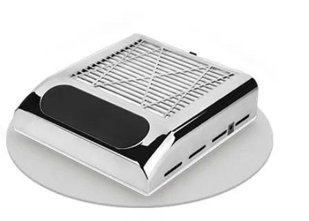 Desktop Nail Dust Vacuum Cleaner Silver - Shop at LoveMi
