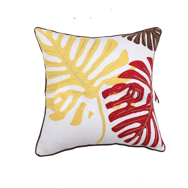 Cotton printed pillow cover Yellow - Shop at LoveMi