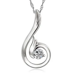 Fire Phoenix Zircon Necklace Pendant