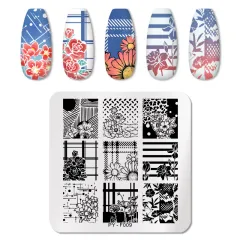 Manicure printing template - Pyj001 - View 1