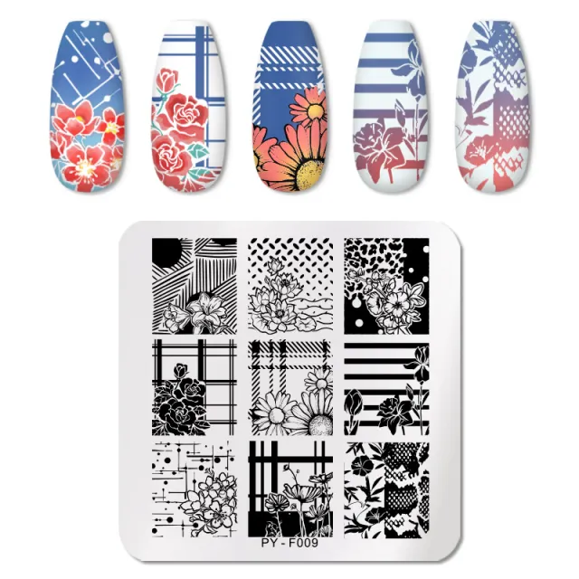 Manicure printing template Pyj001 - Shop at LoveMi