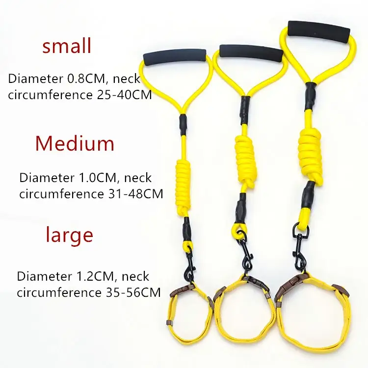 Pet supplies foam handle chest strap traction rope set