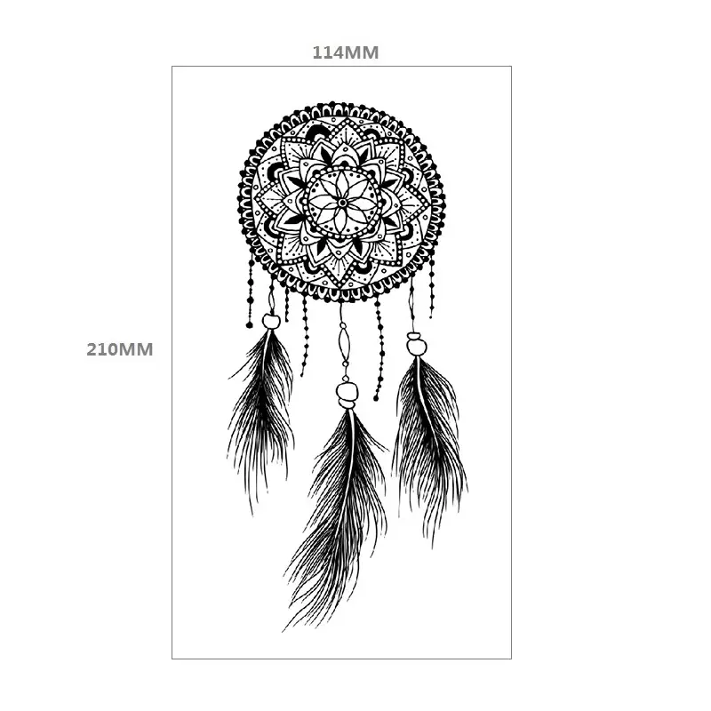Dream catcher sexy waterproof tattoo stickers