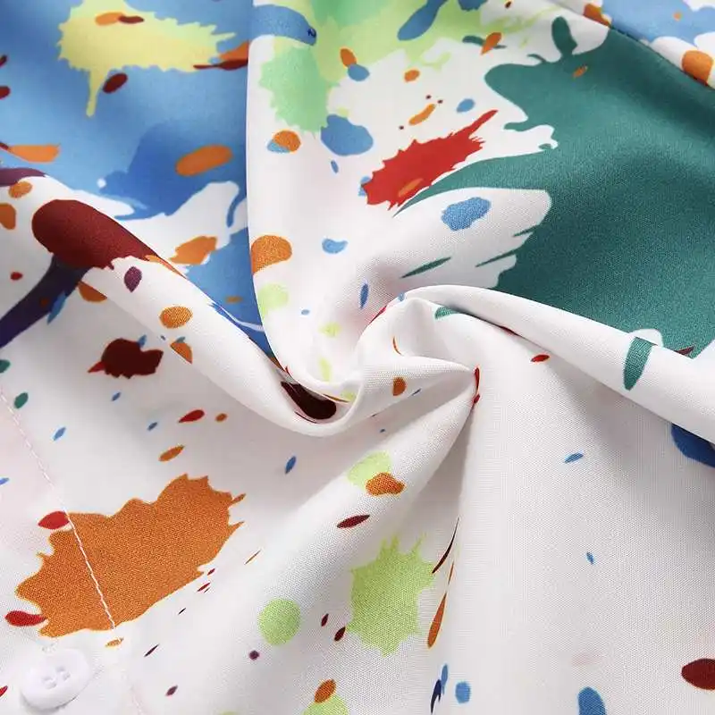 Men's casual printed shirt