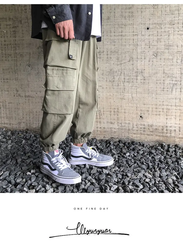 Hip-hop loose overalls boys