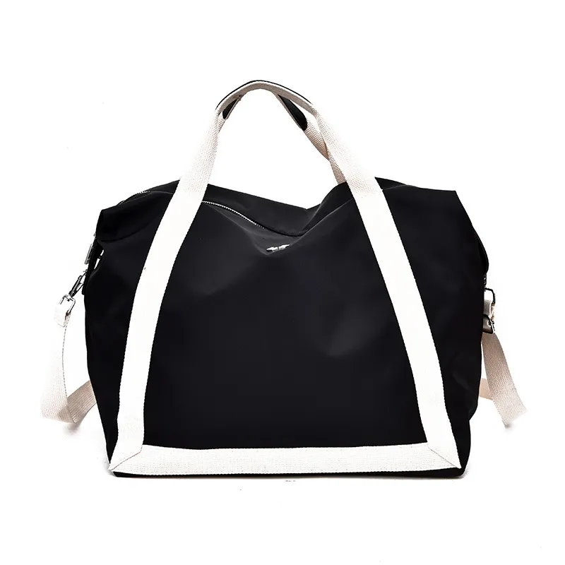 Crossbody Shoulder Yoga Tote - Black