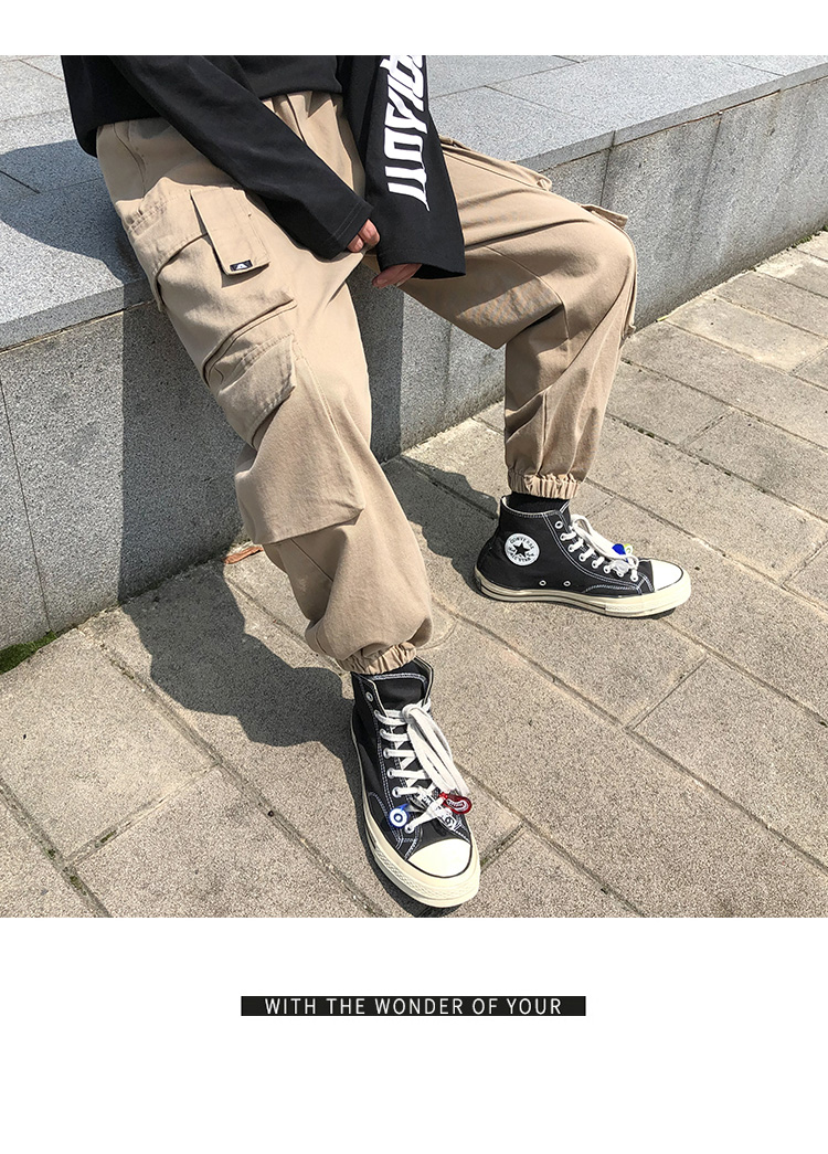 Hip-hop loose overalls boys