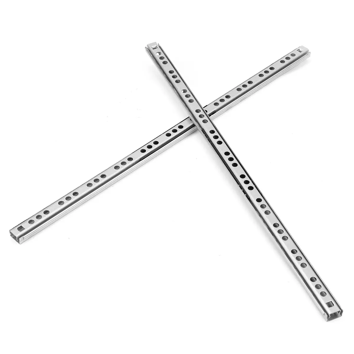 Drawer track two-section ultra-narrow slide rail