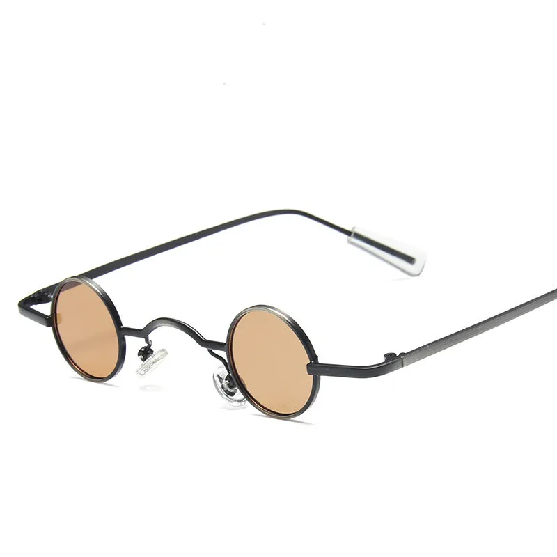 Small frame polarizing sunglasses - Brown