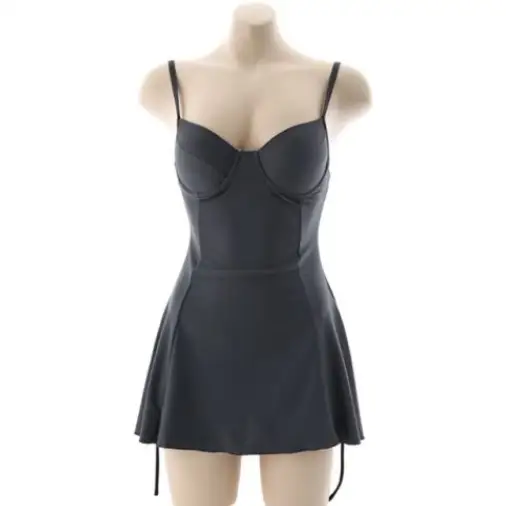 Ladies skirt split hot spring swimsuit