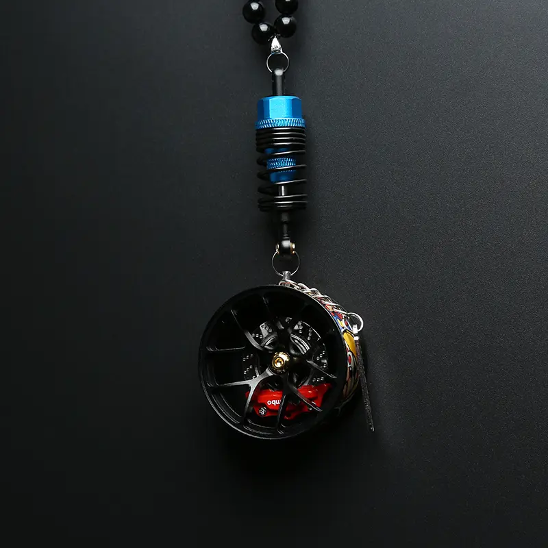 Wheel brake shock suspension car pendant