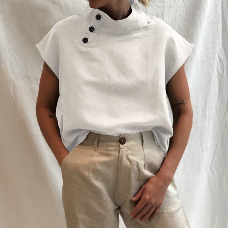Short sleeve pullover casual loose shirt top