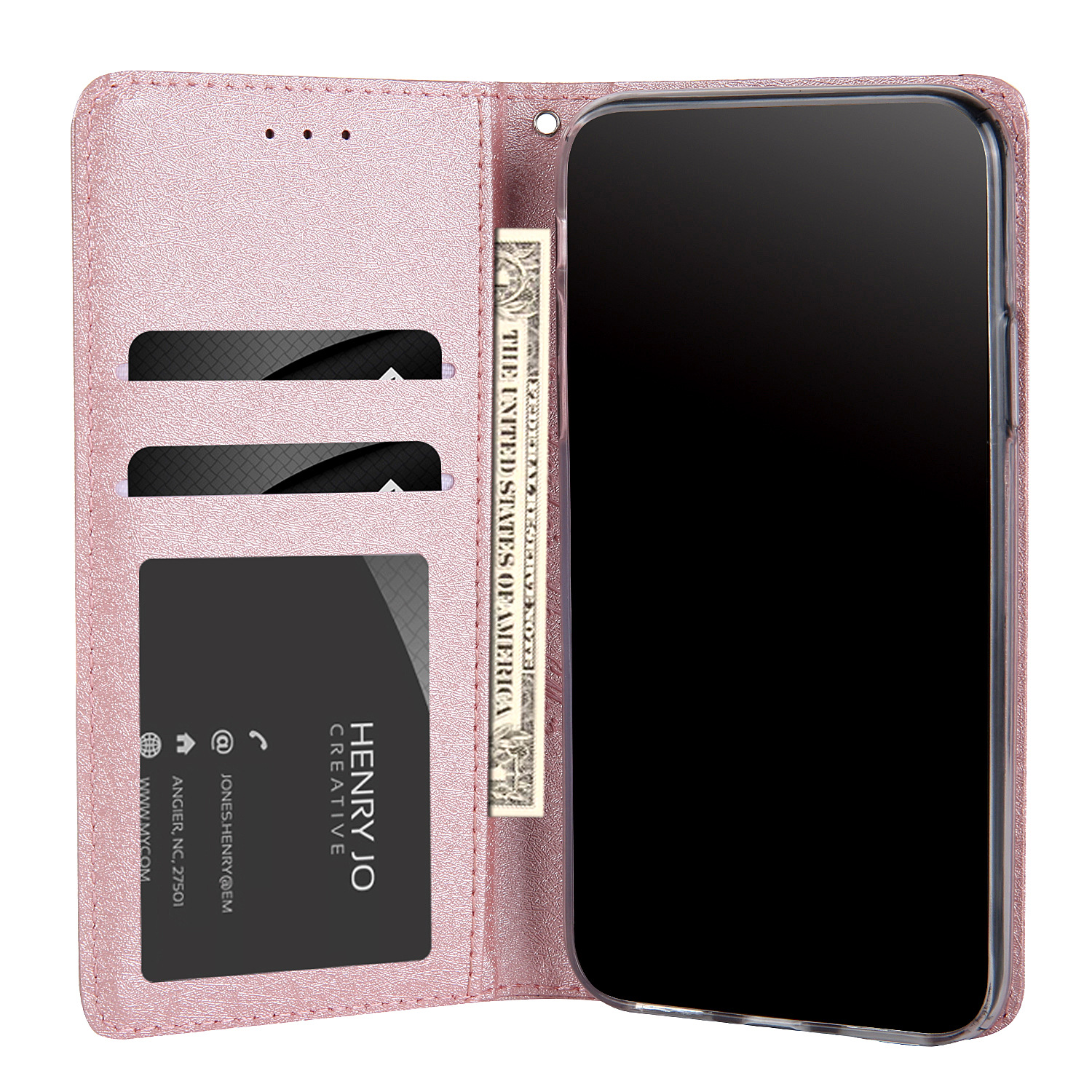 Coque de téléphone style flip PU OLENA