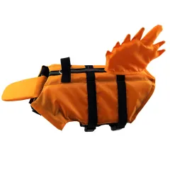 Dragon Tail Dog Life Jacket - Yellow - View 1