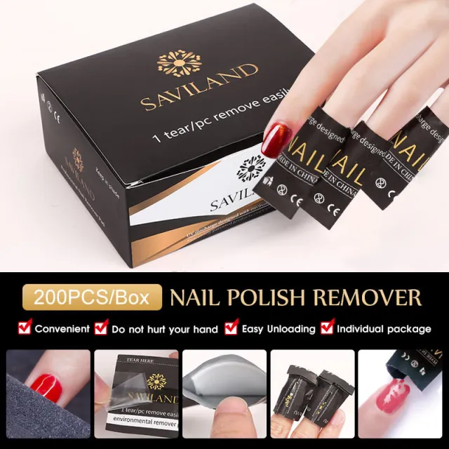 Nail Polish Remover Wraps Black - Shop at LoveMi
