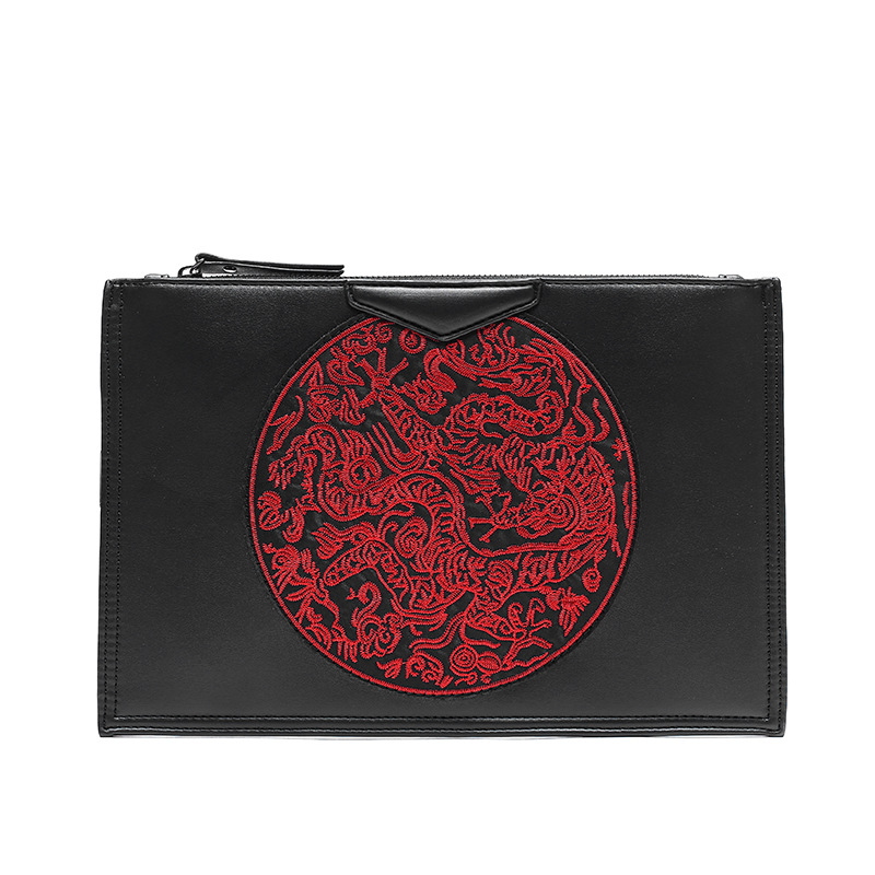 PU Zip Clutch Bag