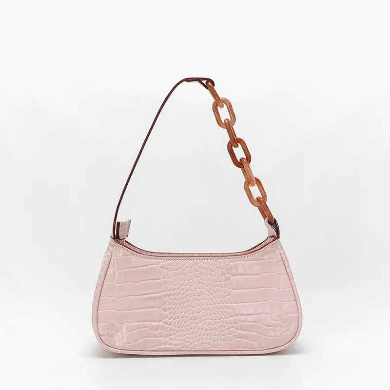 Versatile women's shoulder bag - Pink