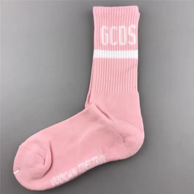 Pure cotton high top letter socks Pink - Shop at LoveMi