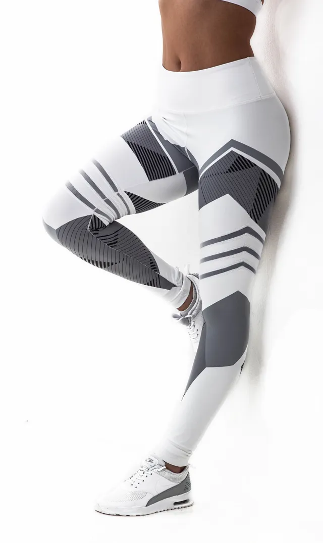 Camouflage digital printed yoga clothing White - Shop at LoveMi