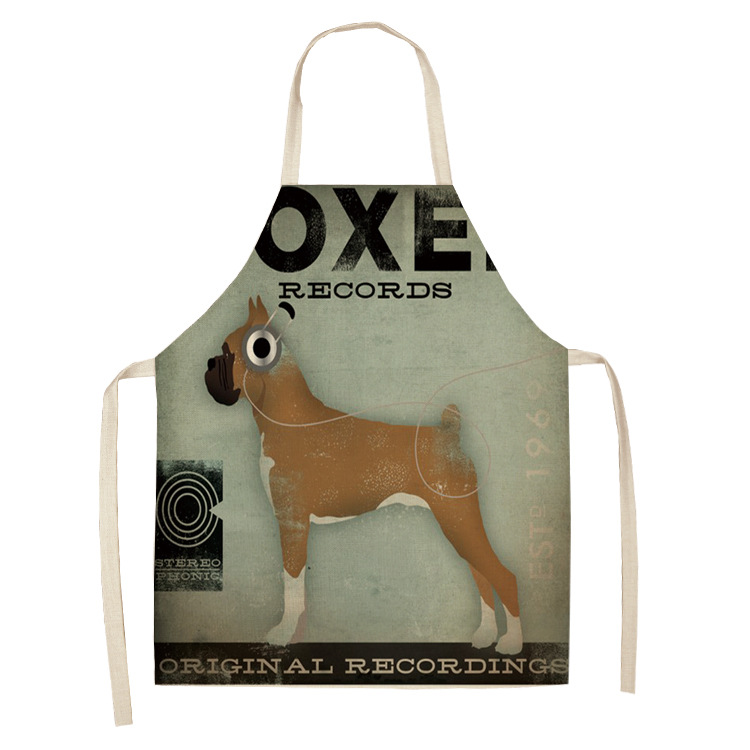 Title 9, Cotton and linen cartoon dog apron