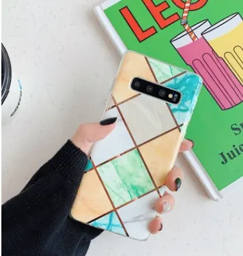 Retro Geometric Marble Mobile Phone Case