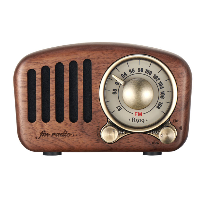Retro wooden wireless mini speaker - Image 4