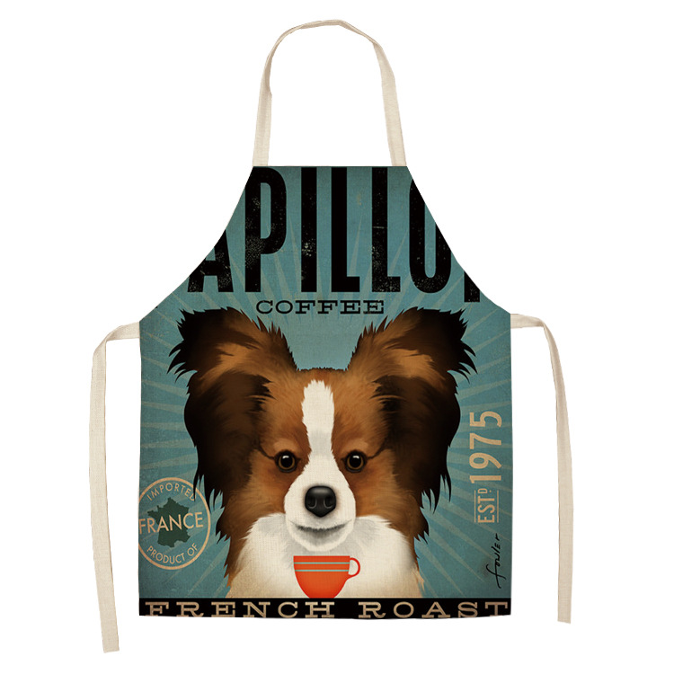 Title 13, Cotton and linen cartoon dog apron