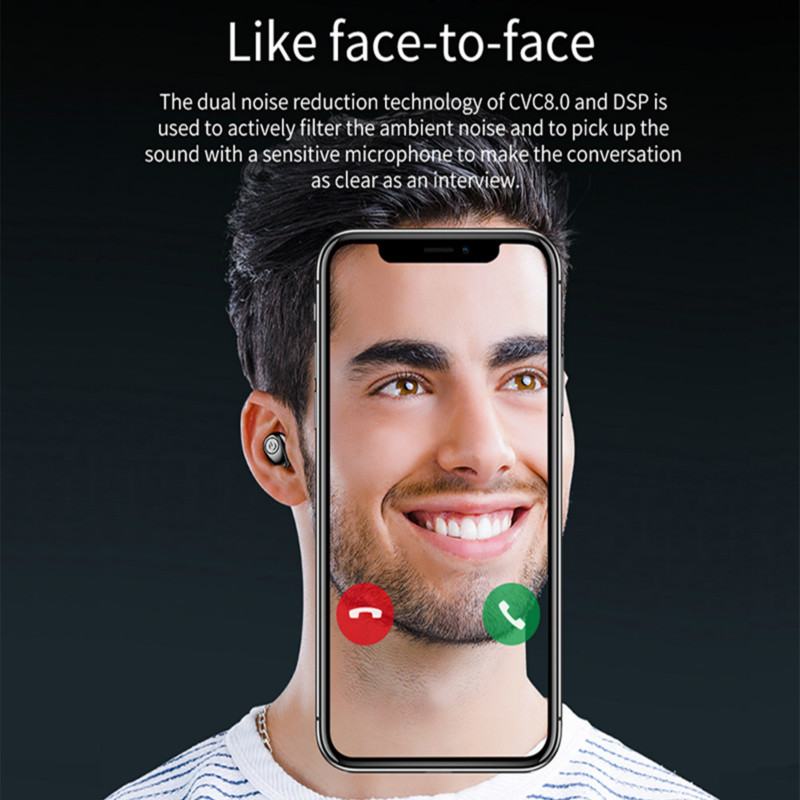 B5 digital display touch headset