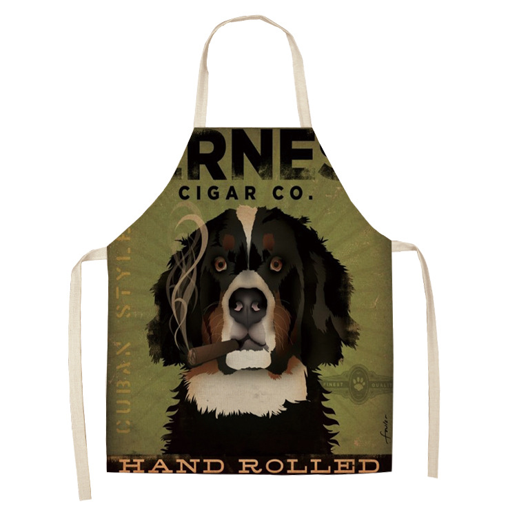 Title 2, Cotton and linen cartoon dog apron