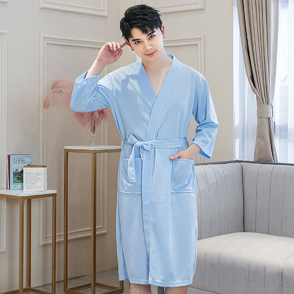 Title 8, Cardigan couples bathrobe, soft and cozy for ul...